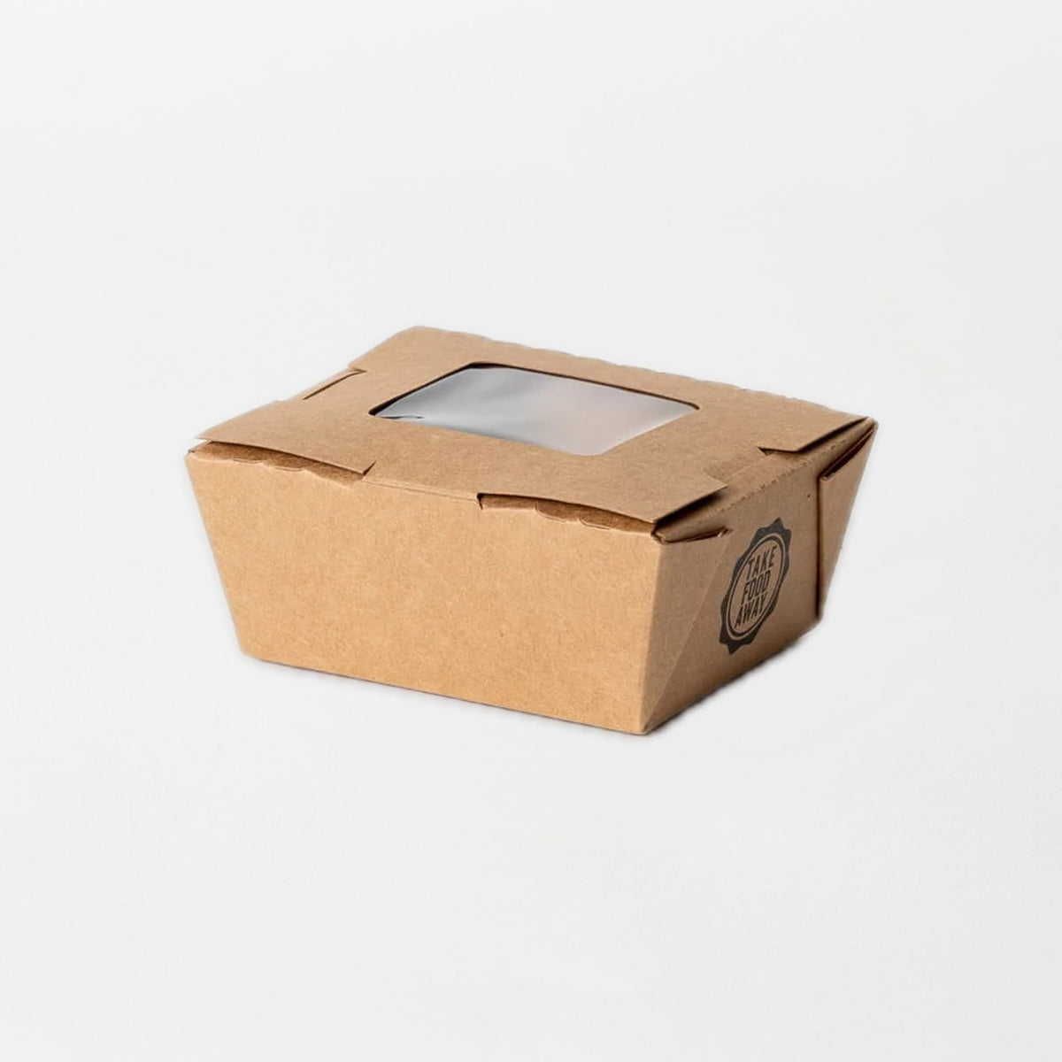 Kartonkinen saranakansirasia "take food away" 250ml (300kpl/ltk)