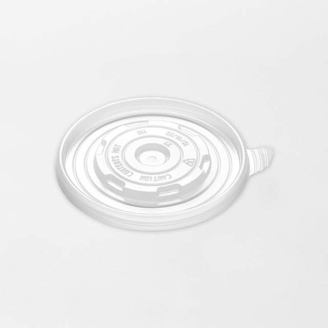 Kartonkisen keittokulhon PP-kansi 750-960ml Ø96mm (500kpl/ltk)