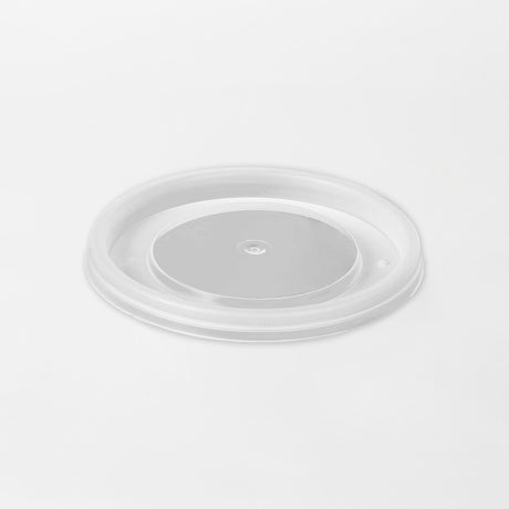 Kartonkisen keittokulhon PP-muovikansi 250-500ml Ø96mm (1000kpl/ltk)