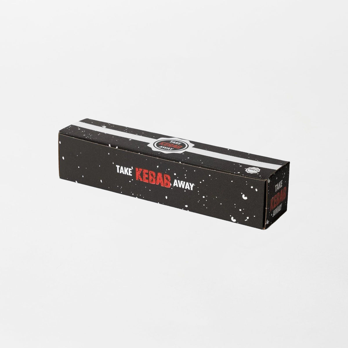 Kebabrullalaatikko Take Kebab Away 8x8x36cm musta (Mod.A) (100kpl/pkt)