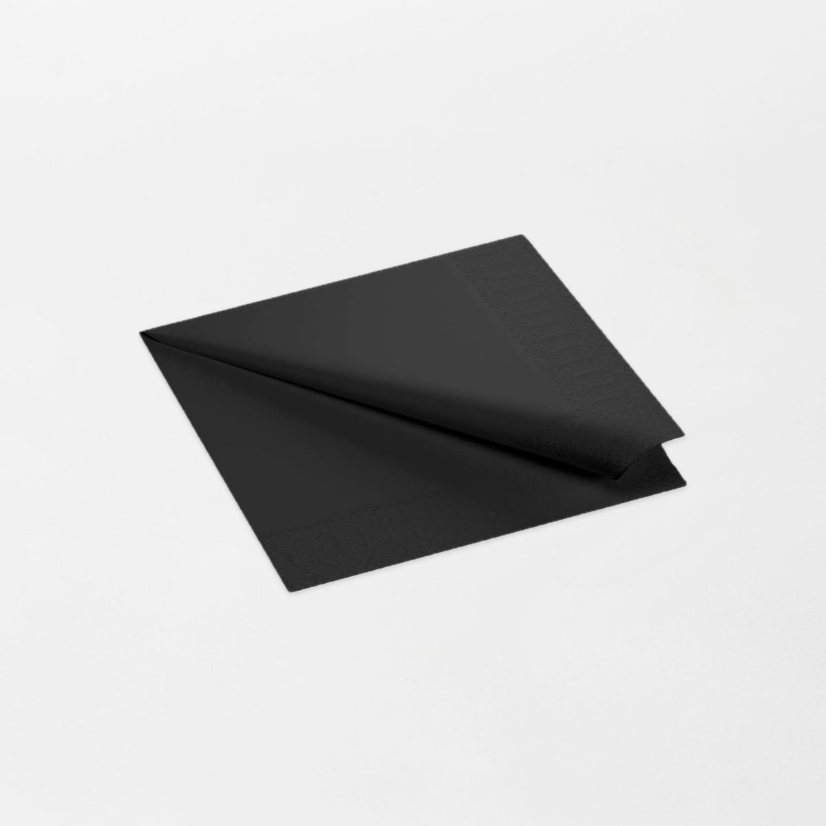 Lautasliina musta 40x40cm 1/4 taitto (2000kpl/ltk)