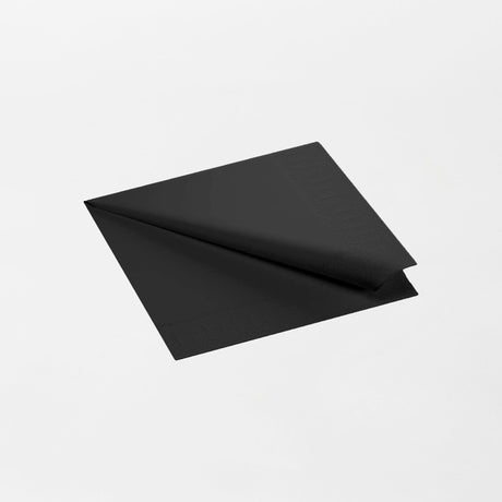 Lautasliina musta 40x40cm 1/4 taitto (2000kpl/ltk)