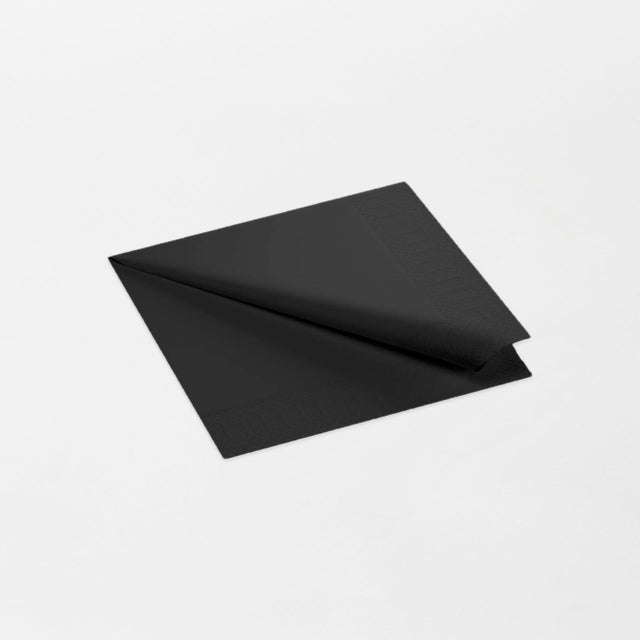 Lautasliina musta 40x40cm 1/4 taitto (2000kpl/ltk)