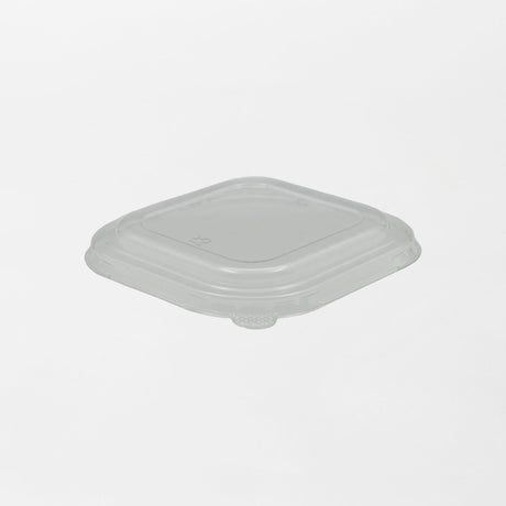 Neliskanttisen kartonkikulhon kansi 1000-1400ml PET-muovi (300kpl/ltk)