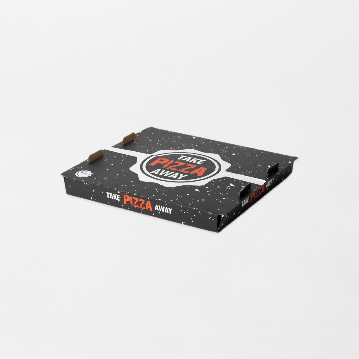 Pizzalaatikko Take Pizza Away 32x32x3,5cm musta (Mod.Fi) (100kpl/pkt)