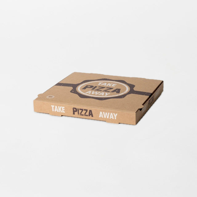 Pizzalaatikko Take Pizza Away 32x32x4cm ruskea (Mod.H) (100kpl/pkt)