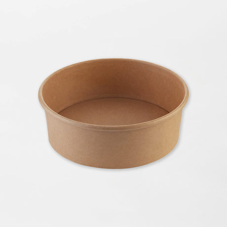 Pyöreä kartonkikulho ruskea Ø185mm