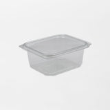 Recty neliskanttinen saranakansirasia läpinäkyvä 500ml rPET (600kpl/ltk)