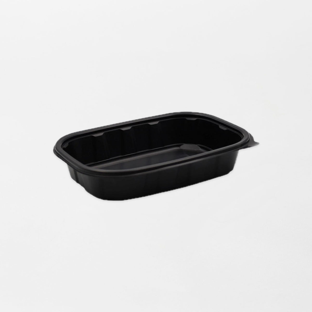 Rosty ruokarasian pohja musta 700ml (217x152x41mm) PP-muovi (500kpl/ltk)