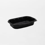 Rosty ruokarasian pohja musta 700ml (217x152x41mm) PP-muovi (500kpl/ltk)