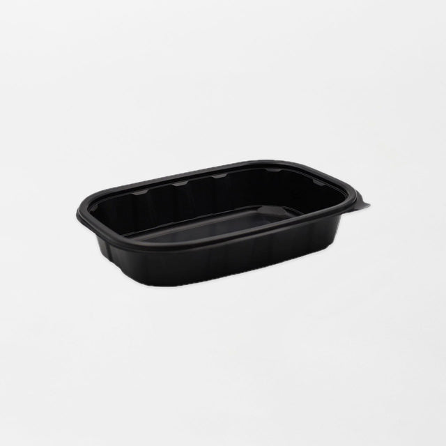 Rosty ruokarasian pohja musta 700ml (217x152x41mm) PP-muovi (500kpl/ltk)