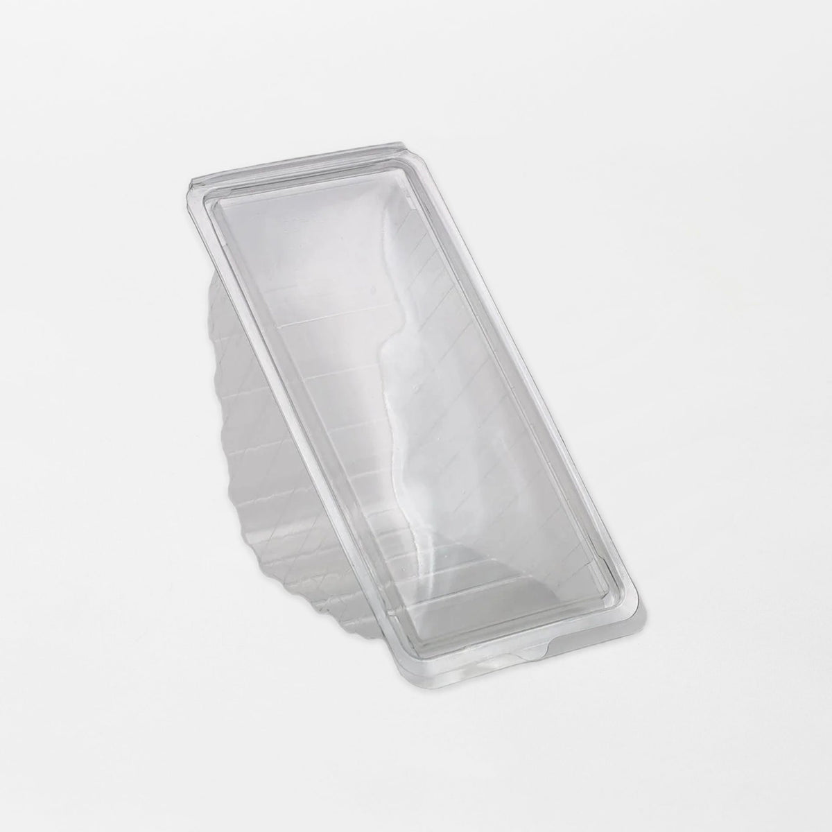 Snacky kolmioleipärasia saranakannella läpinäkyvä 185x90x85mm rPET-muovi (720kpl/ltk)
