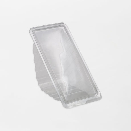 Snacky kolmioleipärasia saranakannella läpinäkyvä 185x90x85mm rPET-muovi (720kpl/ltk)