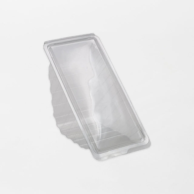 Snacky kolmioleipärasia saranakannella läpinäkyvä 185x90x85mm rPET-muovi (720kpl/ltk)